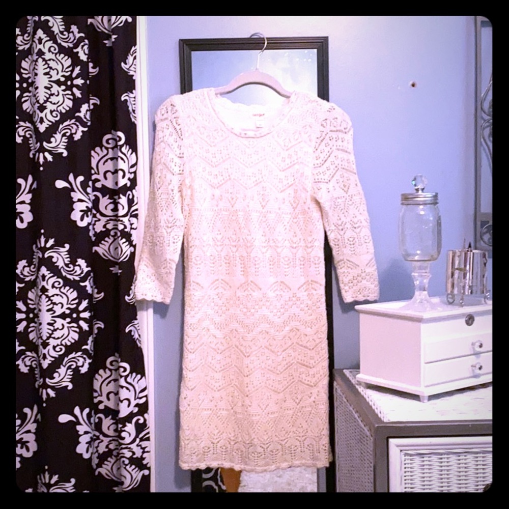 A sweater dress
